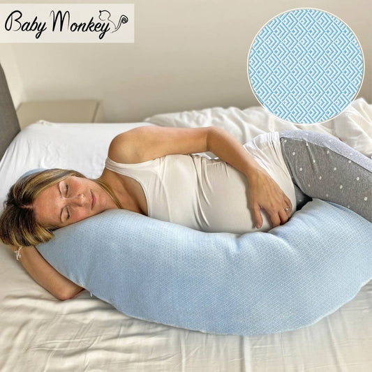 BabyMonkey® Voedingskussen lichtblauw