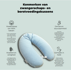 BabyMonkey® Voedingskussen donkergroen