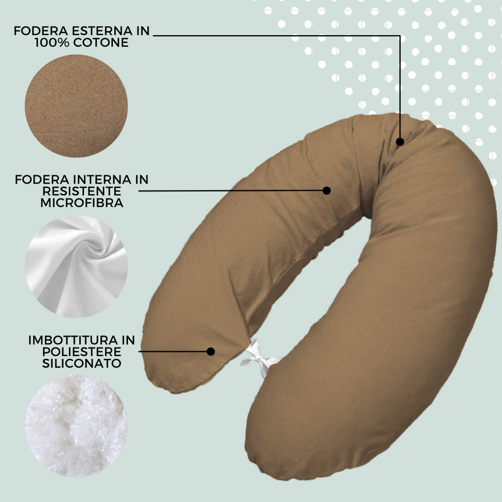 BabyMonkey® Voedingskussen bruin