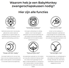 BabyMonkey® Voedingskussen donkergroen
